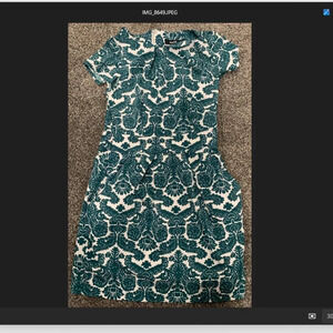 Green & White Dress, Inomi brand